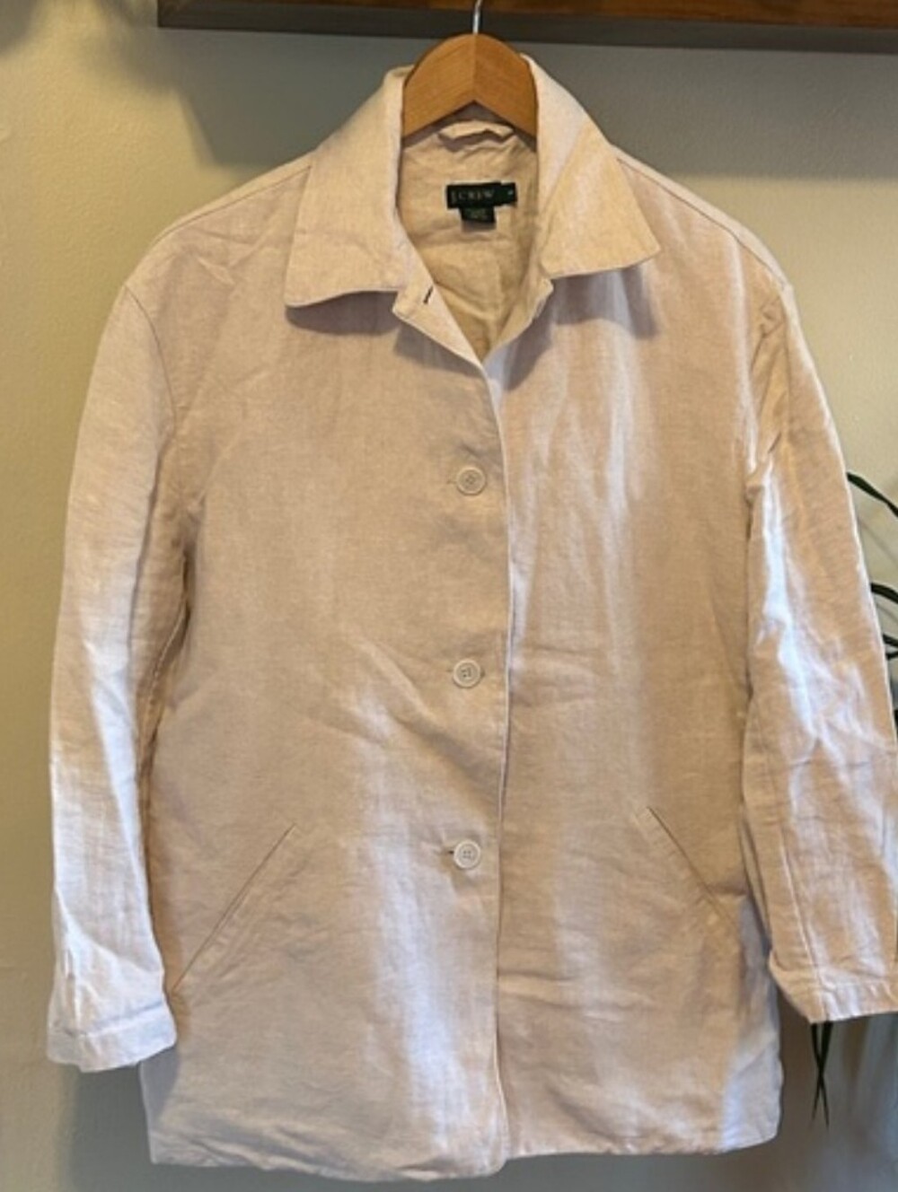 J CREW | Vintage Linen Chore Coat